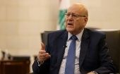 El jefe de Gobierno libanés aseguró que las agresiones de Israel contra su país se han incrementado después de la escalada sionista contra la Franja de Gaza desde el pasado 7 de octubre.