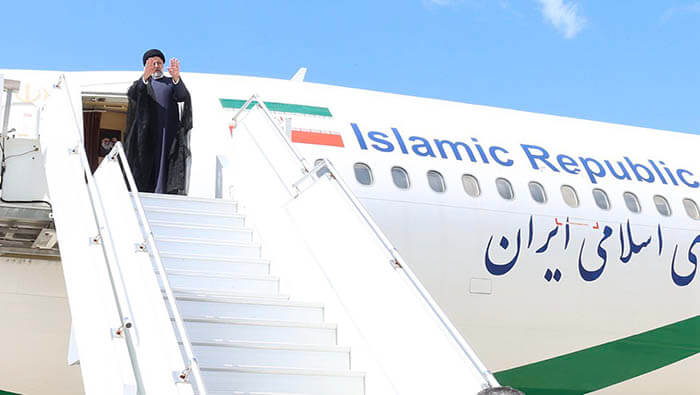 Este es el primer viaje del jefe de Estado iraní a Arabia Saudí, desde que ambos países acordaron en marzo la normalización de sus relaciones.