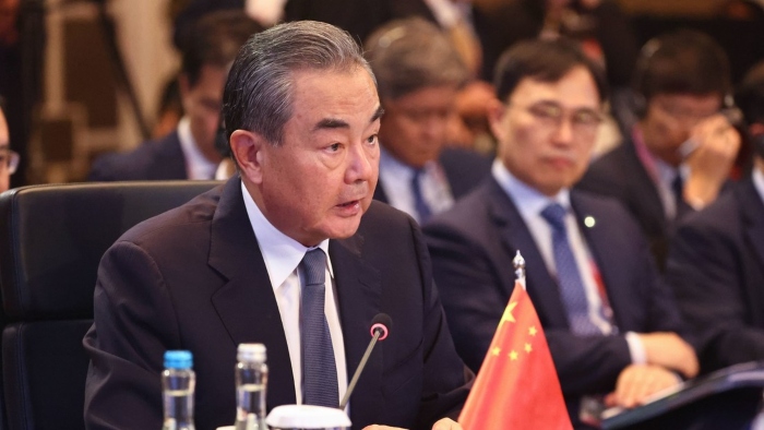 El alto diplomático chino aseguró que Beijing “estará siempre en el lado de la justa causa de los derechos legítimos”.