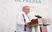 López Obrador detalló que la restauración se centra en 25 kilómetros de franja costera frente al Pacífico.