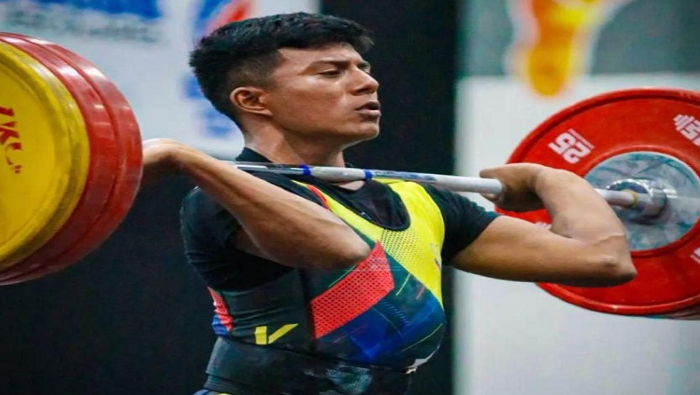 El atleta Ángel Rodríguez obtuvo una medalla de oro en la disciplina de levantamiento de pesas.