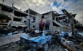Debido a los bombardeos israelíes, ningún lugar de la Franja de Gaza fue seguro. Incluso instalaciones de la ONU fueron bombardeadas.