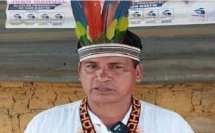 Este miércoles, el líder indígena fue interceptado en Pucallpa, en el departamento de Cuayali, y asesinado por desconocidos armados.