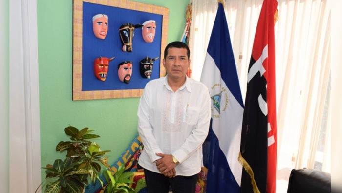 Medince presentó sus cartas credenciales como embajador de Nicaragua en Argentina en agosto del año pasado.