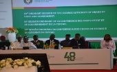 Los líderes de la Cedeao “prometieron un alivio gradual de las sanciones contra Níger en función de los resultados del compromiso" de la Junta Militar con el restablecimiento democrático.