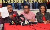 La presidenta de la Confederación Ecuatoriana de Organizaciones Sindicales Libres, Marcela Arrellano, anunció una movilización para el próximo 19 de diciembre.
