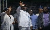 En el último recuento, el mandatario obtuvo el 78,98 por ciento de los votos, muy por delante del opositor, Moise Katumbi, quien marcha en segundo lugar con el 14, 27 por ciento.