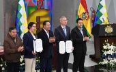 El presidente boliviano destacó que se trata de un paso trascendental para la consolidación de la industria del litio.