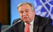 El secretario general de la ONU, António Guterres, indicó que el mundo debe aceptar un Estado de Palestina. 