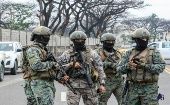 Las Fuerzas Armadas del Ecuador tienen a cargo la seguridad del país y la neutralización de las acciones de los grupos terroristas.