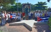 El activista Carlos Lazo comentó que la jornada por Cuba, por Martí, contra el bloqueo, tiene lugar con múltiples acciones en más de 20 ciudades del mundo.