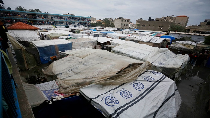 Alrededor de 1,7 millones de personas (más del 75 por ciento de la población) han sido desplazadas en toda la Franja de Gaza.