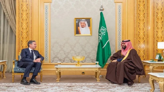 Estas declaraciones se realizan tras la reunión sostenida entre el secretario de Estado estadounidense, Antony Blinken, y el príncipe heredero saudí, Mohamed bin Salmán, este lunes, en Riad.