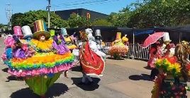 Parade on Road 40 in Barranquilla, Colombia, Feb. 11, 2024.