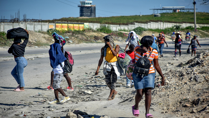 Alrededor de 313.000 personas han sido desplazadas en el interior de Haití.