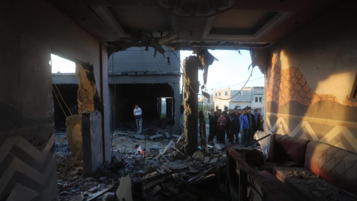 Al menos 11 civiles fueron ultimados y varios resultaron heridos por un aéreo israelí contra la ciudad de Rafah.