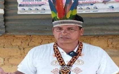 Quinto Inuma Alvarado.  fue asesinado a balazos en el río Yanayacu, cuando regresaba de Pucallpa (Ucayali) tras participar en un taller de defensores ambientales.