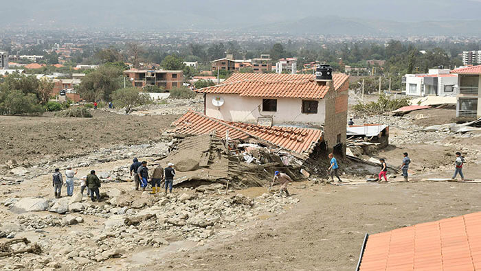 El viceministro de Defensa Civil boliviano señaló que hasta el 27 de febrero registraban 227 comunidades afectadas en todo el país por las lluvias e inundaciones.