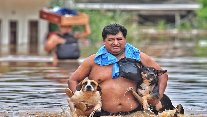 El Centro de Operaciones de Emergencia Nacional (COEN) refirió que río Chumbao generó daños en los inmuebles del distrito de Talavera y las autoridades locales evacuaron a residentes del sector Kaspichaka.