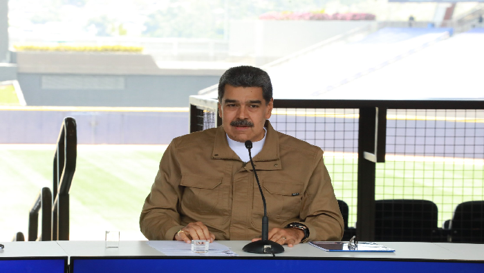 La reunión tuvo lugar en el Estadio Monumental Simón Bolívar de Caracas (capital).