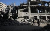 Ejército israelí emprendió un asedio contra Gaza, destruyendo zonas residenciales, escuelas, hospitales, estructuras religiosas, históricas, entre otras.