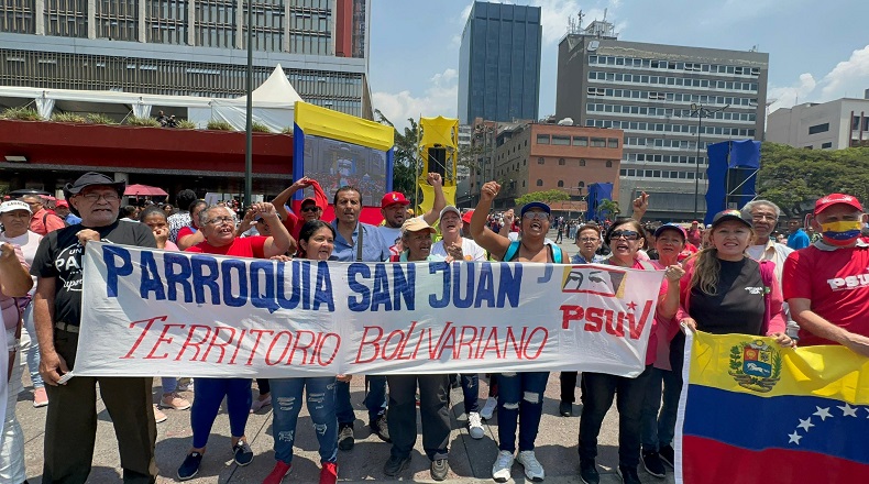 El pueblo reconoció la gestión de Nicolás Maduro al frente del país en pro de la paz, la estabilidad, la defensa de los derechos de los trabajadores y la voluntad de derrotar las sanciones imperialistas.