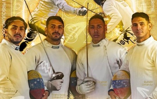Venezuelan fencing team, 2024.