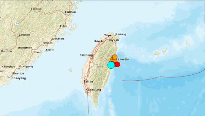 Las autoridades filipinas levantaron la alerta de tsunami horas despuès de ocurrido el sismo en Taiwán.