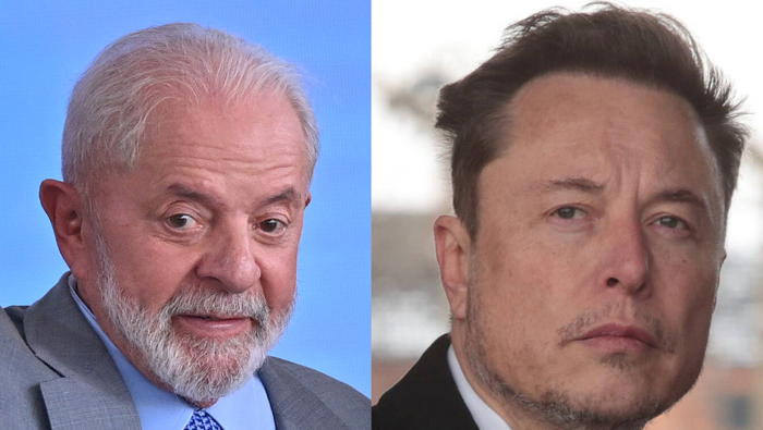El presidente Lula da Silva rechazó las declaraciones del empresario Elon Musk.