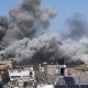 Israeli attack against Nusairat refugee camp, Gaza, April 13, 2024.