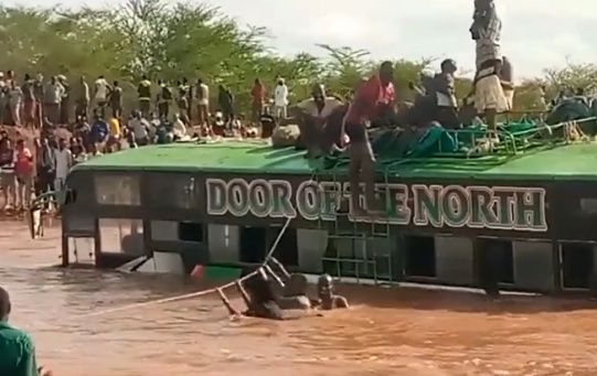 A flood in Kenya, 2024.