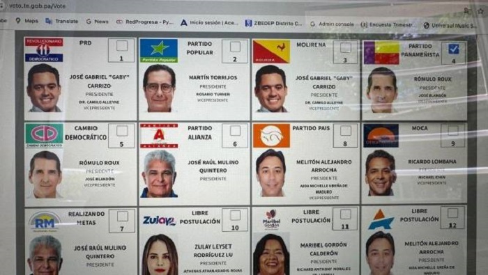 Medios locales aseguran que el Tribunal Electoral de Panamá borró de sus redes sociales el comunicado que informaba sobre la suspensión del proceso electoral.