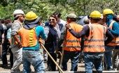 La presidenta de Honduras pidió el apoyo del partido para respaldar a los trabajadores.