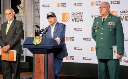 Se detectó que hay más de 1 millón de municiones, explosivos, granadas y armas perdidas, informó el jefe de Estado colombiano.