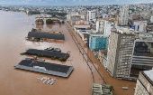 La ciudad de Porto Alegre ha sido duramente afectada por las lluvias e inundaciones en el estado de Rio Grande do Sul.
