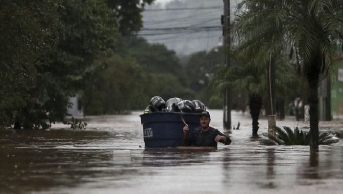 Se supo que cuatro localidades uruguayas superaron los 100 milímetros de agua de lluvia.