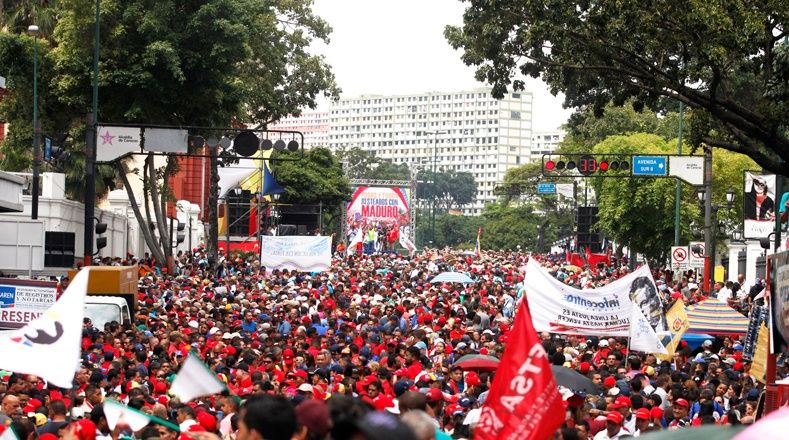 La multitudinaria marcha exigió a la AN se respete la constitución 